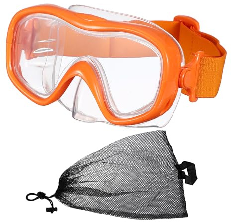 PATIKIL Maschera Da Snorkeling Con Copri Naso In Silicone Anti Appannamento