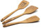 FAAY Espátulas de Madera 3 en 1, Utensilios de Cocina, Utensilios de Cocina, Utensilios 100% saludables de Teca de Alta Resistencia a la Humedad, espátula de Madera ecológica para Utensilios