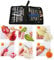 46Pcs Set di strumenti per intaglio in cucina Set per guarnire/tagliare/affettare utensili per guarnizioni per frutta verdura