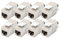 DIGITUS Keystone-Modul Cat-6A Geschirmt - 8 Stück - RJ45-Buchse - 500 MHz 10GBase-T - AWG 26-22 - Werkzeugfreie Montage