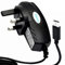 Nokia C1 Charger - Micro USB UK 3 Pin Mains Charger Adapter for Nokia C1 (Micro USB, Mains Charger) (Black)
