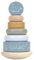 Little Dutch 7013 Holz Ring Stapelturm - Ocean blau