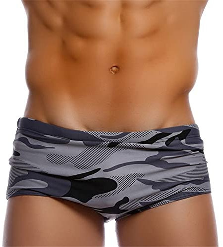 LikeJump Hommes Maillot de Bain Boxers Short de Bain Bonne Élasticité pour Natation Plage Mer Loisir Plongée Sport