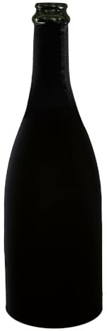 RAPID LUX Lot de 2 housses de bouteille de vin en lycra moulante et élastique, idéales pour les dégustations à l'aveugle ou pour garantir la meilleure conservation de vos bouteilles, Noir