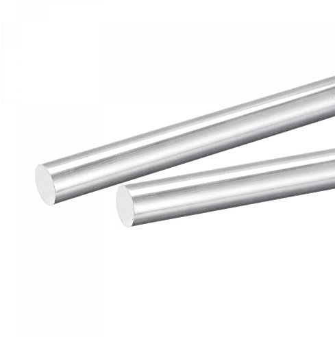 sourcing map Aluminium Fest Rund Stange 12mm Durchmesser 300mm Länge Drehbank Lager für DIY Handwerk Pack von 2stk.
