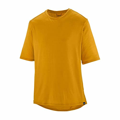 Patagonia M's S/S Merino Bike Jersey HAGL Hawk Gold (M)