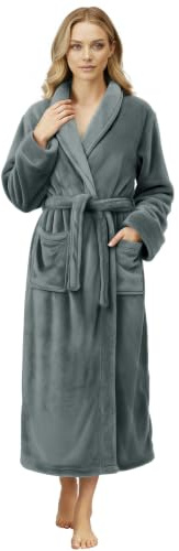 NY Threads Damen Women Basic Bathrobe Luxuriös (1er Pack)