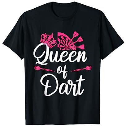 Queen of Darts Dart Zubehör Frauen in Dart T-Shirt