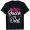 Queen of Darts Dart Zubehör Frauen in Dart T-Shirt