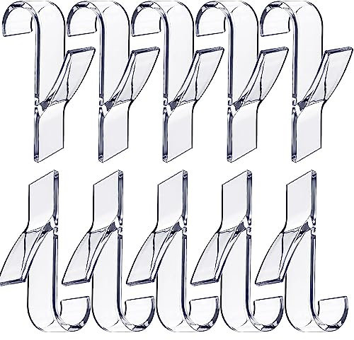 10 Pieces Transparents Crochet Radiateur, Crochet Serviette Salle De Bain Crochet Seche Serviette Crochet Radiateur Seche Serviette Patere Seche Serviette Tous Les Radiateur (Transparents)