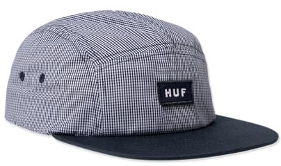 HUF 5 Paneelen Cap Micro Gingham - Marineblau - Einheitsgröße