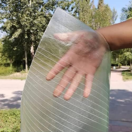ZHUOZ1T 1.2mm Polycarbonat Dachplatte,UV-beständigen Dachplatten Transparent Stegplatten,Gewächshausplatte Ersatzplatten,für draußen Sonnenschutz Regenschutz (WxL:0.7x8m)