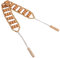 Rouleau de Massage du Dos, Corde de Massage Thérapeutique en Bois, Ceinture de Massage en Bois pour les épaules du Cou, Outils de Massage de la Cellulite