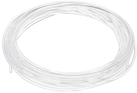 sourcing map MMA Glasfaserkabel 3.0mm 6.0m Lichtleiter Faser für LED für Haus, Hotel, Transparent