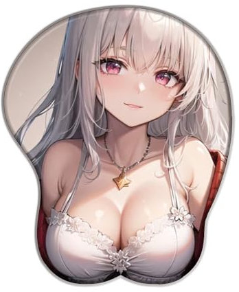 Tapis de Souris Honkai Star Rail Clara, Anime Silicone 3D Tapis de Souris Dessin animé créatif Sexy Tapis de Souris Poitrine Tapis de Souris pour PC et Ordinateurs Portables