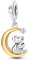 Hapour 925 Sterling Silber Charms für Armbänder Halskette Europäischen Schmuck Anhänger Perlen Pudel Charm für Frauen Mutter