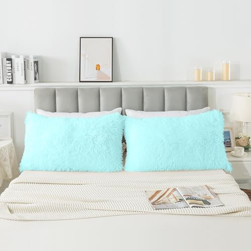 ZTYROLJ 2er Set Kissenbezug 40x80 cm,Microfiber Ultra Weich Kissenbezug mit Reißverschluss, Atmungsaktiv Resistent Kissenbezug 40x80 für Bettwäsche Sofa