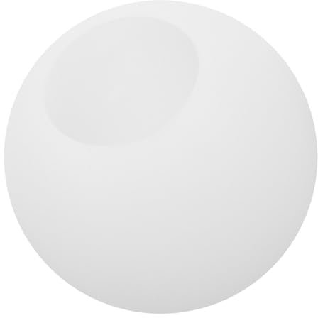 ETHZZLE Abat-jour Verre Dépoli Pour Lampe Suspendue Remplacement De Lampe Décoratif De Design Moderne Et Unique Compatible Avec Diverses Installations Lumineuses