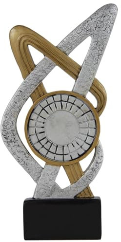 Art-Trophies At1212 Trophée Sport Participation Mixte, argenté/doré, 15 cm