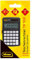 Idena 11094 - Taschenrechner TR100 mit Schutzdeckel, solarbetrieben inkl. Batterie, Bürorechner in Schwarz mit 8-stelligem Display, ca. 7,3 x 11,7 x 1 cm