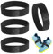 Matsizen 4 Paar Schnürsenkel Fixierband Fussball,Schnürsenkel Fixierband für Fußballschuhe Verhindert Das Lösen Der Schleifen,Stretching Band Schnürsenkel Reißfeste Fixierung,Anti Loose Schuhbänder