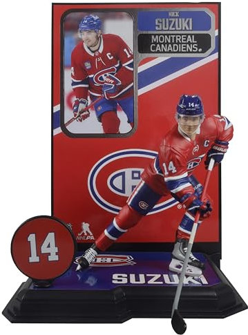 McFarlane Toys - Nick Suzuki (Montreal Canadiens), NHL Posed, 17,8 cm große Figur