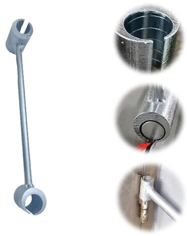 Boxonly Adjustable Hinge Gap Wrench – 2024 New Heavy Duty Door Hinge Repair Tool, Precision Spanner for Flag Hinges and Commercial Doors, Durable Steel Construction (Small, 8.5-17.5mm)