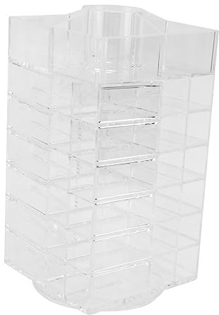 Ipetboom Transparent Lipstick Rack Practical Lipstick Stand for Makeup Organization Lip Gloss Holder for Easy Access for Cosmetics Storage and Display