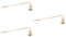 GETAJGHSD 3St Aromatherapie-Kerzenlöscher Teelicht Kerzenwärmer Kerzenschwenker antiker Kerzenlöscher Löschzubehör kerzenzubehör werkzeug Kerzenlöscher Metall Flammenlöscher Aluminium Golden