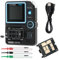 LCR-P1 Transistor Tester Ultra Preciso 1,44 Schermo a colori USB Tipo C Range Misurabile da 0,01 – 32 V Transistor Multifunzione Tester 1 clic Identificare LCR Misuratore ESR Supporta NRC