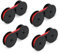 4 PCS Farbband Für Schreibmaschine, Farbband in Schwarz & Rot Doppelpack Schreibmaschinenband Rot Und Schwarz Nylon Typewriter Farbband Farbband Schwarz-Rot Kompatibel Mit Klassischen Modellen