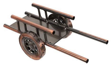 Milisten Retro-spielzeugwagen Aus Eisen Antikes Wagenmodell Servierwagen-Modell Im Vintage-Stil Dekoratives Für Zuhause Küche Oder Bar-Dekoration Weinregal-Ornament Weinschrank-