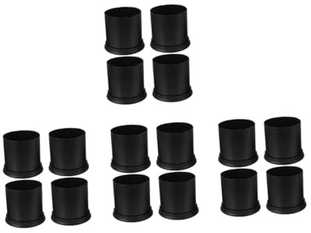 FRCOLOR Sets Toilet Brush Holder Set Round Base for Bathroom Toilet Brush Cleaning Block Plastic Bowl Holder Anti-splash Cup Pcs