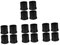 FRCOLOR Sets Toilet Brush Holder Set Round Base for Bathroom Toilet Brush Cleaning Block Plastic Bowl Holder Anti-splash Cup Pcs