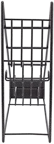 Flaschenhalter aus Draht mit 4 Fächern, Edelstahl Sirup Flaschenhalter Stabiles Kaffeeregal Regal für Küche, mit Treppen-Design, leicht zu reinigen, beständig gegen und