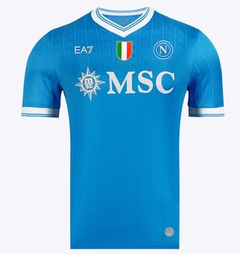 SSC NAPOLI Maglia Gara Home Authentic 2025/2026, Prodotto Ufficiale, Taglia 5XL