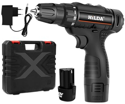 ALCXAZS Taladro de impacto inalámbrico ligero para un ajuste eficiente, destornillador eléctrico, taladro inalámbrico, Mini eléctrico