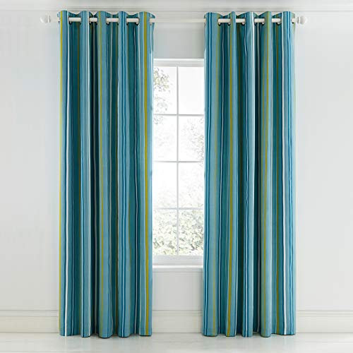 Scion Mr Fox Lined Curtains, 66x72, Teal