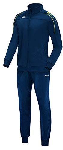 JAKO Unisex Kinder Trainingsanzug Polyester Classico, Nightblue/Citro, 116