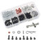 AGGER RC Schrauben Kit Reparatur Werkzeugkasten Hardware Befestigungen für 1: 8 1/10 RC Auto Ersatz 270St