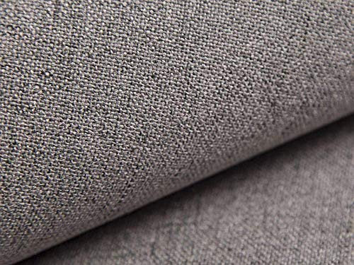 5 Meter Polsterstoff Webstoff Bezugstoff Aura 16 Grau
