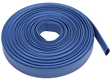 Othmro 1pc Heat Shrink Tubing, 8mm ID Shrink Tube Electric Insulation Tube, 2:1 Ratio Heat Shrink Sleeving Cable Protector—Blue (Length: 8m)