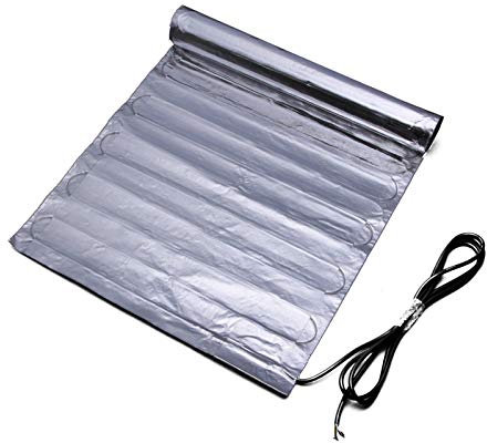 Chauffage au sol électrique 12 m² - Pour caravane et parquet - Tapis chauffant en aluminium - 80 W/m²