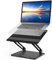 BoYata Supporto PC Portatile, Ergonomico in Alluminio Supporto per Laptop Multi-Angolo Regolabile Compatibile per Laptop (10-15 Pollici) Inclusi MacBook PRO/Air, Surface, Samsung, HP - Nero