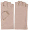 Sunblock Fingerlose Handschuhe Sommer Autofahrhandschuhe UV-Schutz Handschuhe für Damen UV-Handschuhe Beige