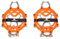 NORDCAP Eis- und Schneeschuhketten, Steigeisen für mehr Grip im Winter, Schuhketten mit 14 mm hohen Zacken, Spikes für eisiges & verschneites Gelände, Unisex, Gr. M