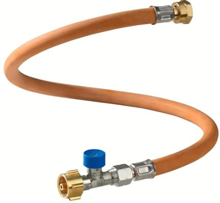 GOK Tubo per gas ad alta pressione, 75 cm/G. 12, con protezione antirottura del tubo per DE; A