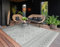 Paco Home Outdoor Teppich Flachgewebe Modern Boho-Style wetterfest & UV-beständig Ideal für Terrasse Balkon Wohnzimmer & Küche, Grösse:120x160 cm, Farbe:Grau 2