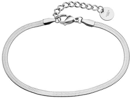 JEWLIX Schlangenarmband für Damen aus Edelstahl