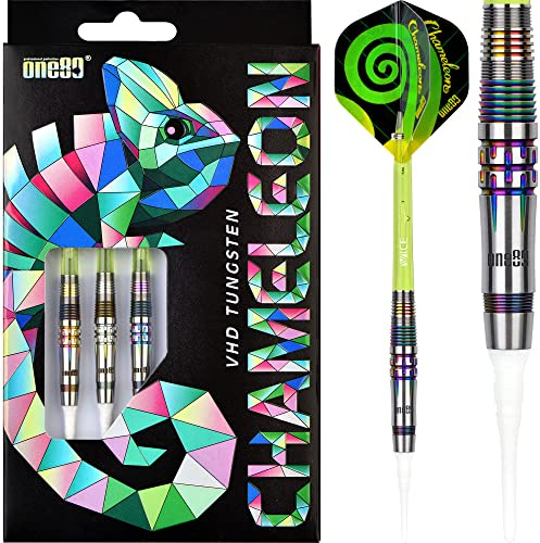 ONE80 Chamäleon Aquamarine | Soft Tip Darts Set | 18,5 g (D7843)